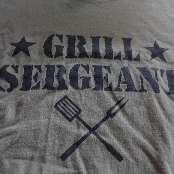 Khaki Green Grill Sergeant Tee - Picture 2 of 4